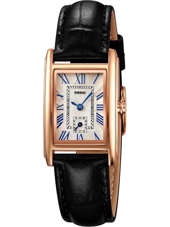 Other - Women's Black Rose Gold Analog Ultra-Thin Rectangle Vintage Square Wrist Watch